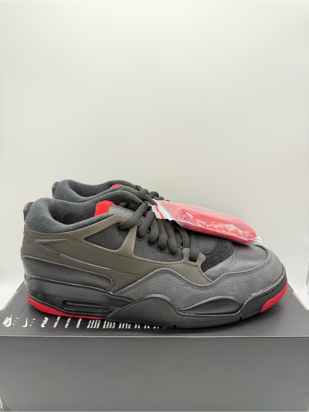 Nike Air Jordan 4 RM Black Varsity Red FQ7939-060 Men’s Size 11